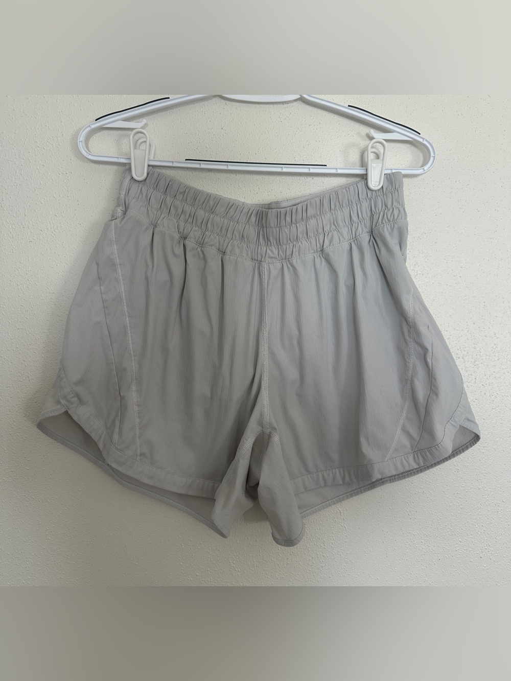 Lululemon Track That HR Lined Athletic Short 5" Silverstone Grey Size 10